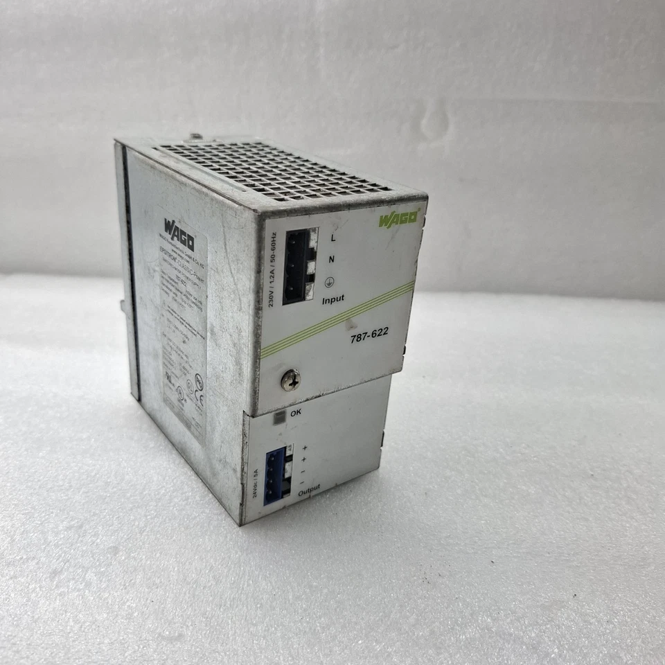 WAGO 787-622 24VDC/5A 230V/1.2A/50-60Hz Power Supply Worldwide Free Ship